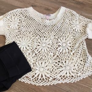 Forever21 crochet sweater